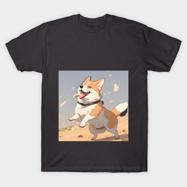 Cute Shiba Puppy - Adorable Furry Friend for Your Home Decor T-Shirt by Leynee
